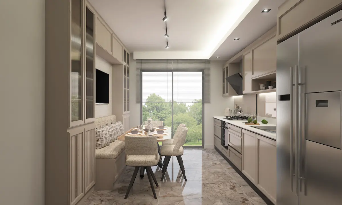 Fitted kitchen